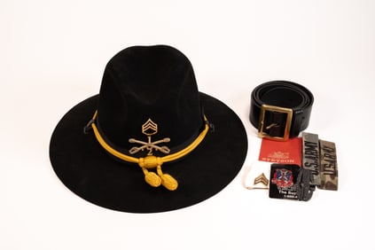 Stetson Calvary Hat Black Oval 1st Calvary