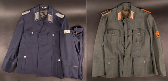 WWII German Rural Police Gendarmerie RottMeister NCO Service Uniform Tunic & DDR Border Guard