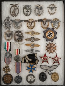 WWII German Medal Order Badge Collection Group Lot