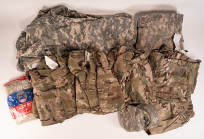Military Issued Jungle/Urban Camo Clothing Lot