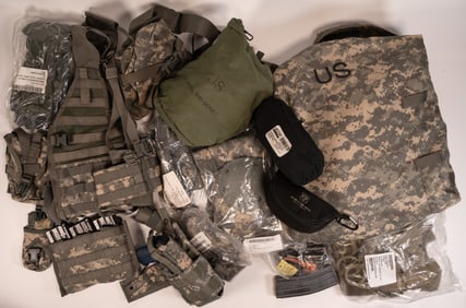 Lot of Miltary Molle Gear Tactical Hydration Chemical