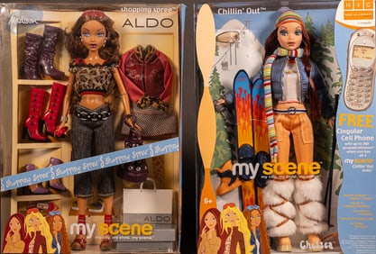 2 Mattel My Scene Fashion Dolls NIB