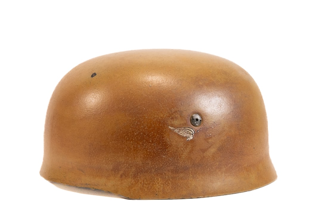 WWII German Paratrooper Fullschirmjager Tropical Helmet (1 of 8)