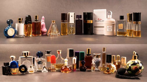 Perfume Bottle Collection Group Lot Chanel Tiffany Gucci etc