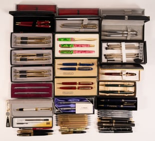 Fountain Pen Collection Parker Cross 10k 14k Gold etc