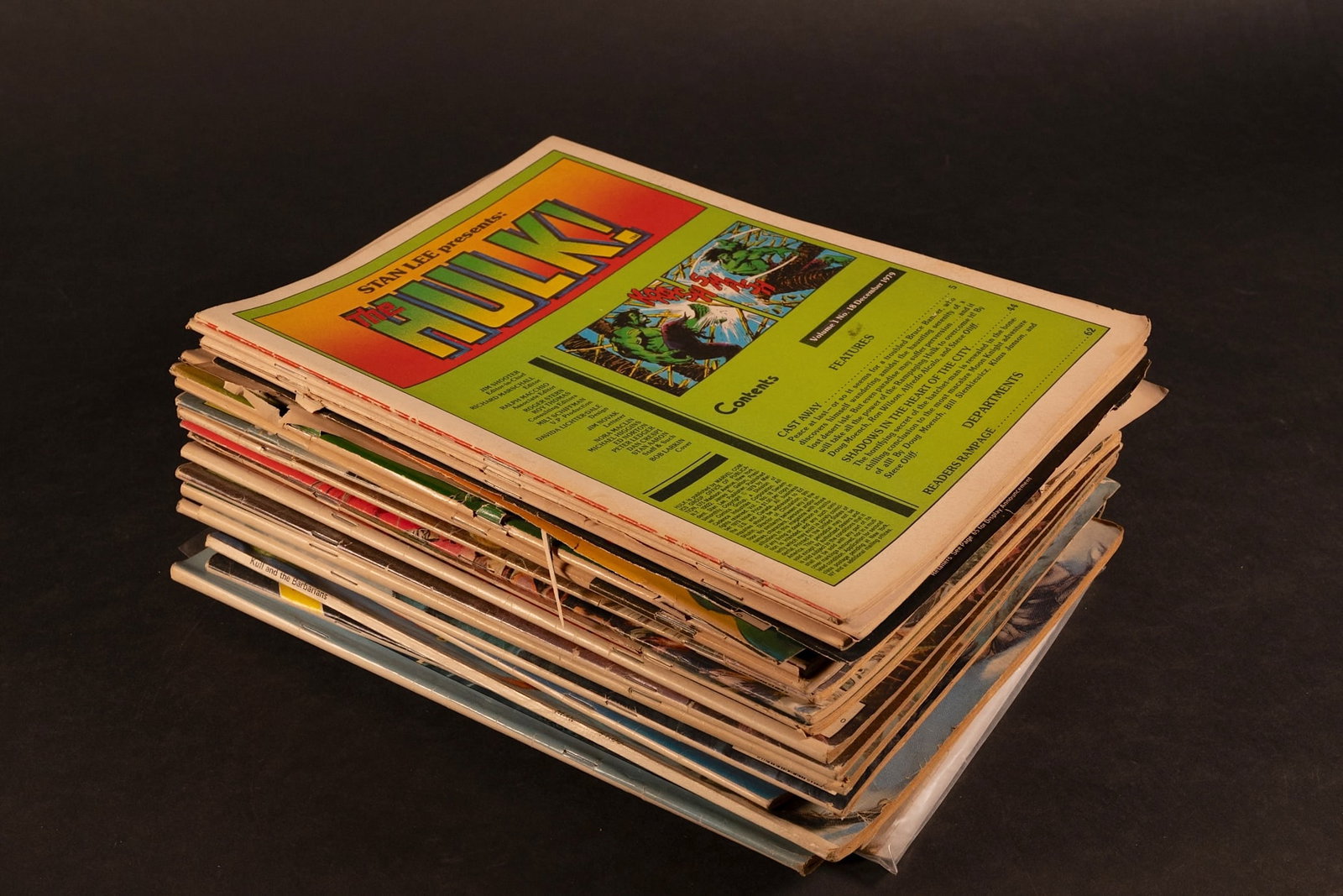 Comic Book Magazine Collection The Gem Hulk Lone Ranger Conan No1 Issues etc (1 of 7)