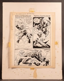 Dell Comics The Outer Limits #9 Aquatic Aliens Original Artwork Poster Board