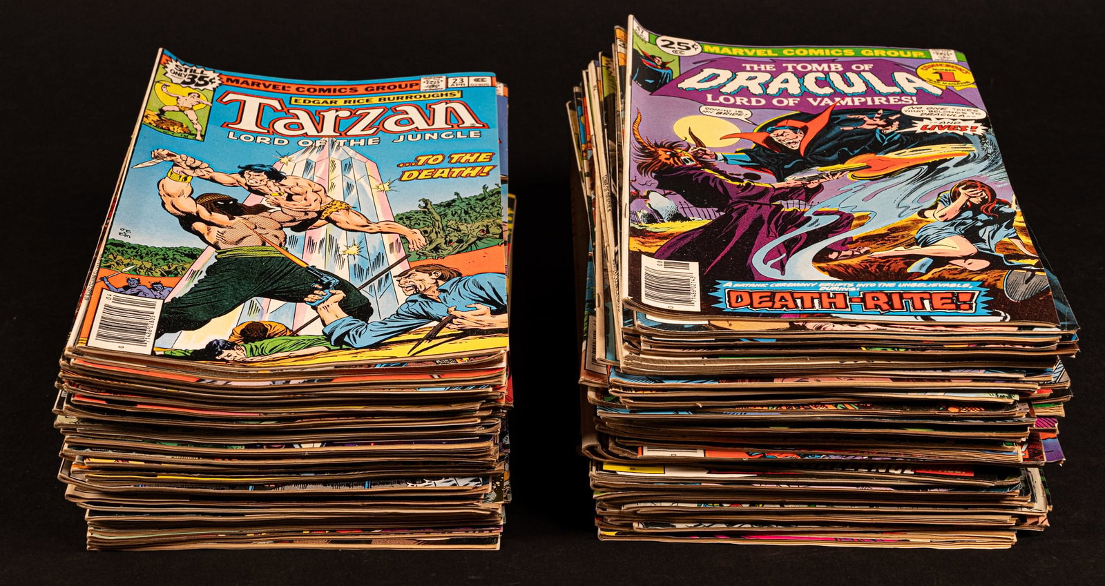 1960s Marvel Comic Book Lot of 100 Comics Spiderman Black Panther Dracula (1 of 10)