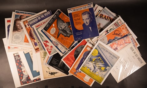 Movie Poster Collection Broadway Musical Pieces of Sheet Music Boarded & Sealed