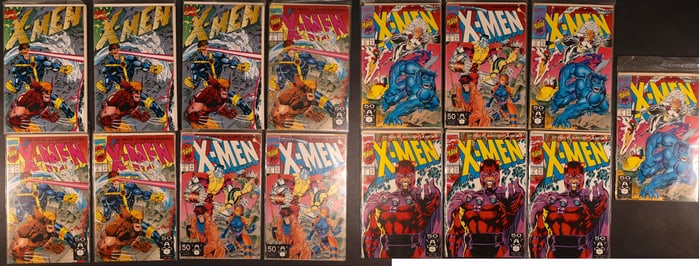 Xmen A Legend Reborn 1St First Issues 1991 Wolverine Fold Out Issues