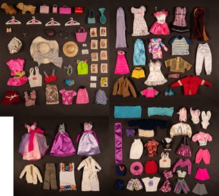 Large Barbie Cloth & Accessories Collection