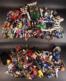 Lg Power Rangers Toy Collection DragonZord ShuttleZord etc