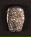 19th c. Webster Sterling Matchsafe Native American Indian