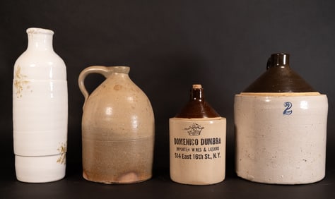 19th c Stoneware Jug  Collection