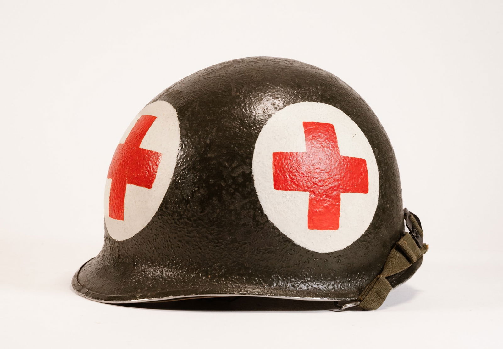 US M1 Swivel Bale Front Seam Medic 4 Panel Helmet (1 of 11)