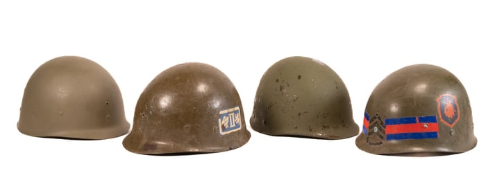 WWII Helmet Collection Group Lot