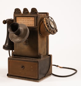 Gray Pay Station Phone with Dial