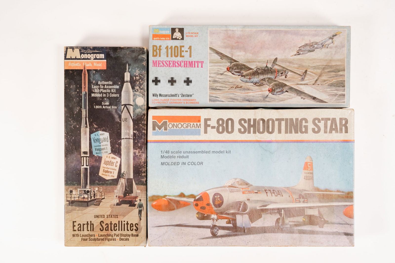 Vintage Monogram Model  Kit Collection Group Lot Complete (1 of 3)