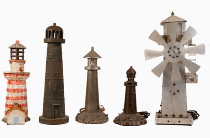 Bronze Lighthouse Lamp Collection