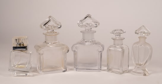 Perfume Bottle Collection Daum Nancy Guerlain Versace Baccarat etc
