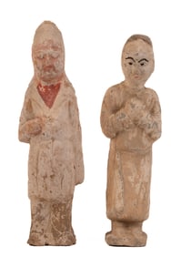 Chinese Han Dynasty Terracotta Mingqi Tomb Figures