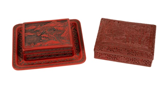 18th/19th c Chinese Cinnabar Box