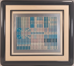 Yaacov Agam ( Israel b.1928-) " Flags of All Nations "