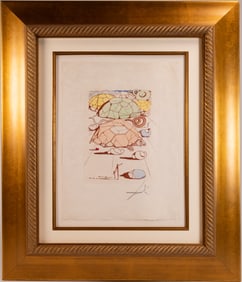 Salvador Dali ( Spain 1904-1989) Mao Zedong "The Turtle Mountains" Signed