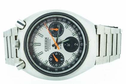 Vintage Citizen Bullhead 1970s Automatic Men's Wristwatch Ref Cal 8110A Running Condition