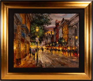 Eugenio Cohaila ( Peru ) Oil On Canvas