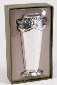 Christofle "Libellule" Silver Plated Dragonfly Vase