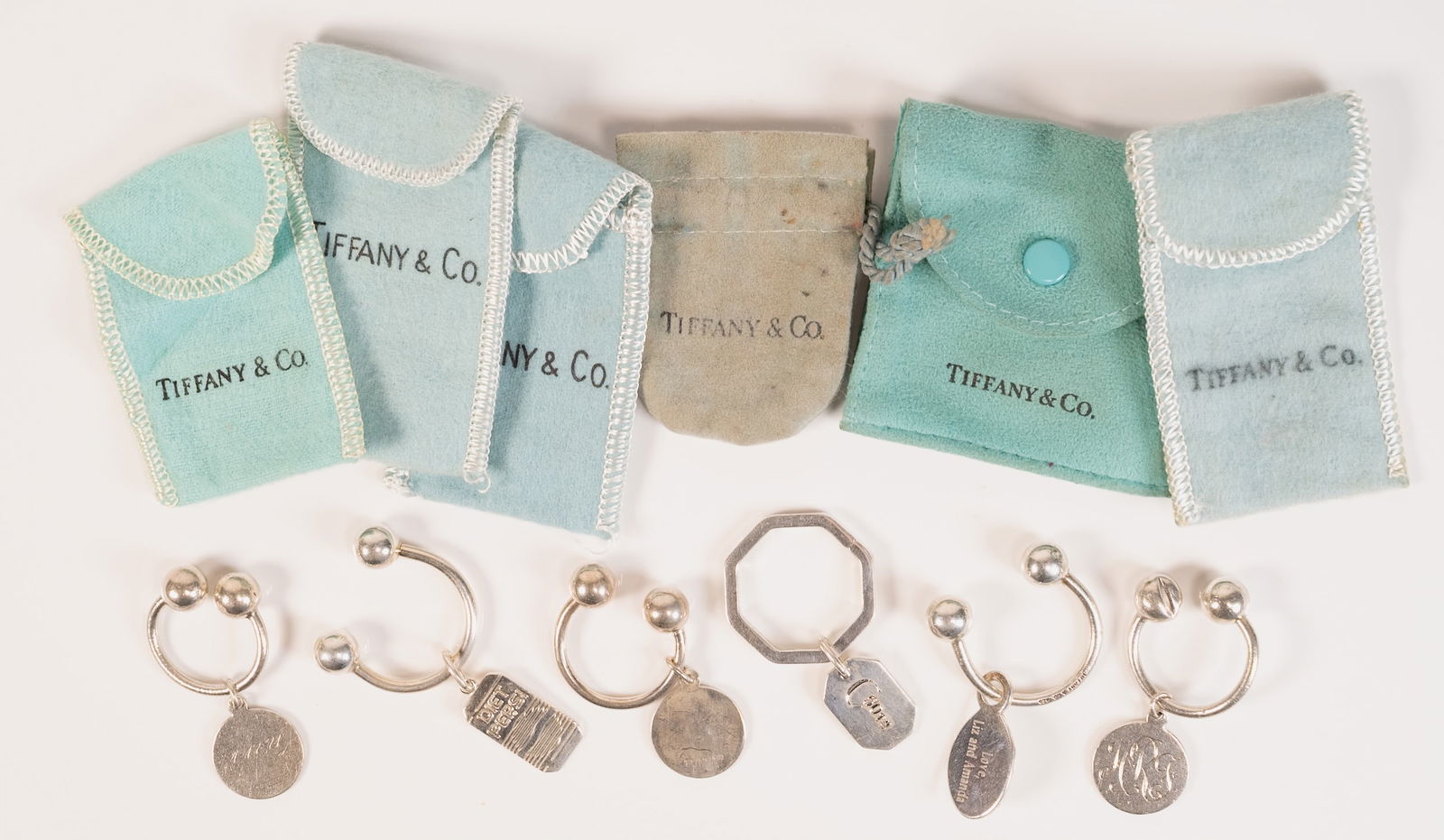 Tiffany & Co Sterling Silver Key Ring & Key Chain Collection (1 of 8)