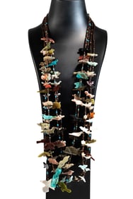 Zuni Rosita Kamassee Ascribe Heishi Fetish Necklace Collection