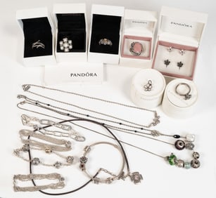 Pandora Sterling Silver Jewelry Collection