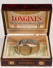 14K Gold Longines Gentleman's Wristwatch Cal 23Z in Running Condition
