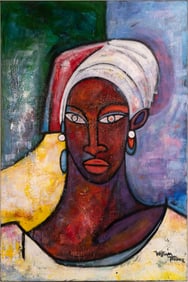 William Tolliver ( America 1951-2000) Oil On Canvas