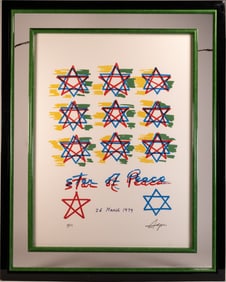 Yaacov Agam (Israeli, B. 1928) Star of Peace