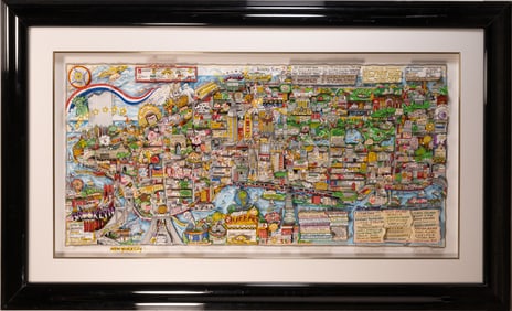 Charles Fazzino (American, B. 1955) "New York is"