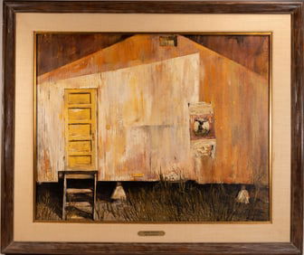 Earl Carpenter ( America b.1931-) "Union Pacific" 1965 Oil On Canvas