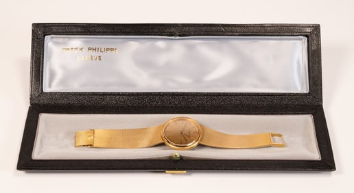 18K Gold Patek Philippe Calatrava Wristwatch Ref 3563-3 Cal 350 In Running Condition