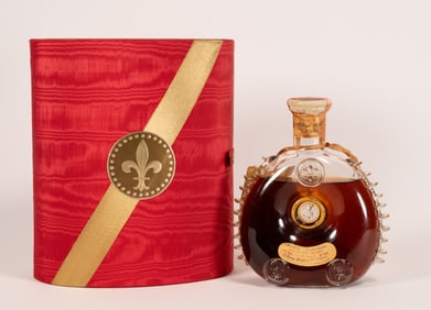 1960s Remy Martin Louis XIII Cognac Grande Champagne Baccarat Decanter Rarest Reserve 4/5 Quart 80