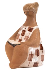 Lisa Larson Gustavsberg ( Sweden 1931-2024)  Ceramic Charlotta Sculpture