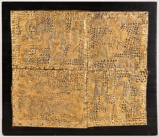 Mathias Goeritz ( Mexico 1915-1990) Intaglio Mixed Media Wall Art