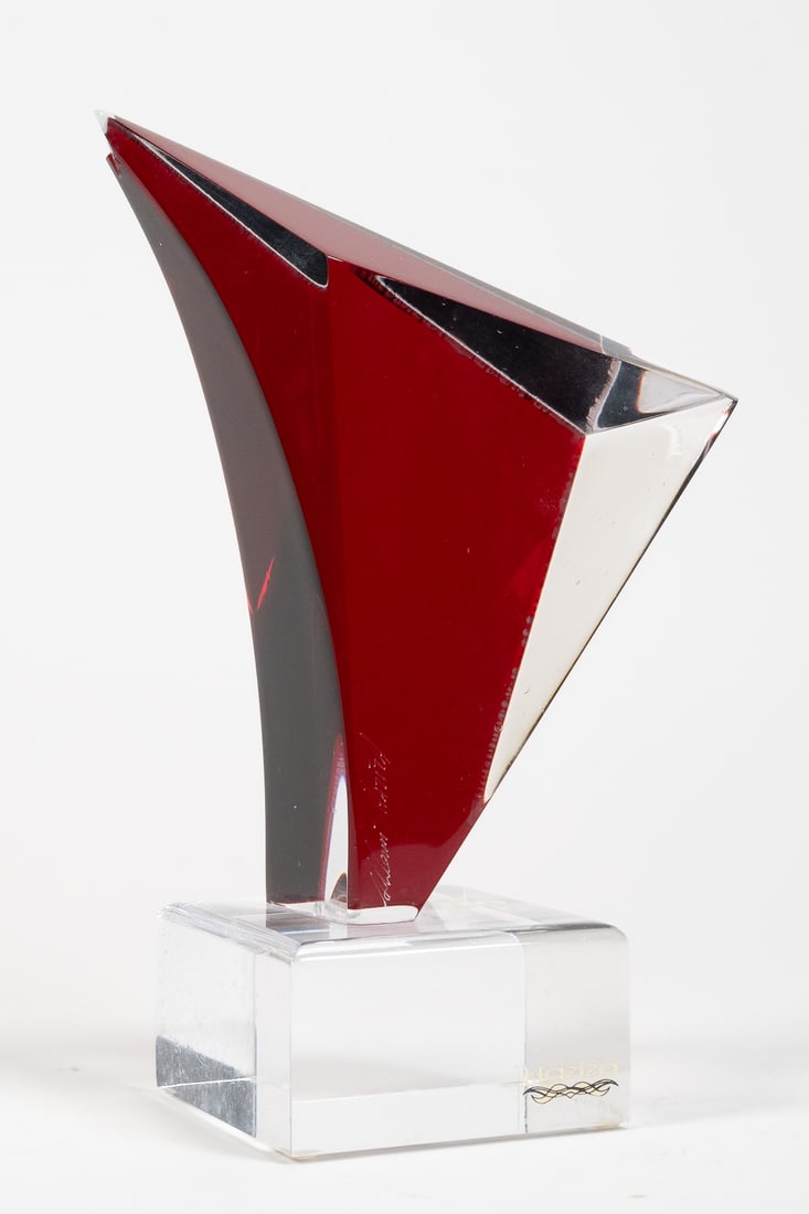 Shlomi Haziza (American/Israeli 1969-) Abstract Acrylic Sculpture Signed (1 of 8)