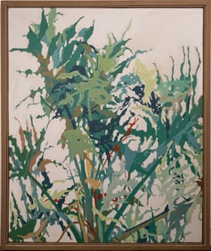 Edward Howard Betts ( American 1920-2008) Abstract Oil On Canvas