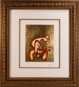 Alexandra Nechita ( Romania America 1985-) "Make Peace With The World" Cubist Signed