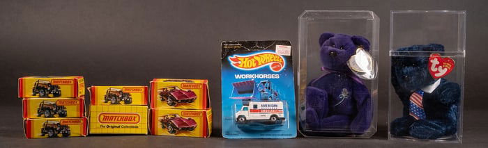 Matchbox Hotwheel Collection Cars In Original Boxes & Beanie Babies
