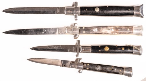 Vintage Switchblade Pocket Knife Collection Stiletto Italy Rostfrei etc