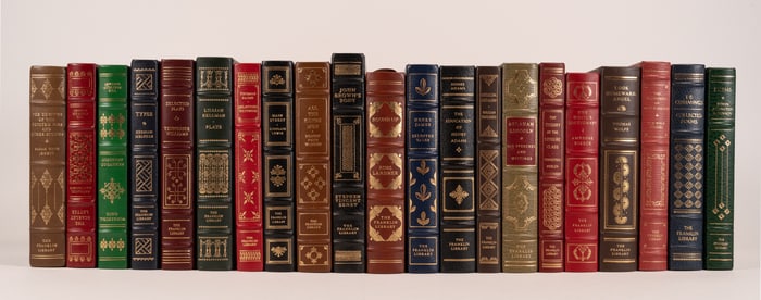 Group of 21 Leatherbound Franklin Library Books