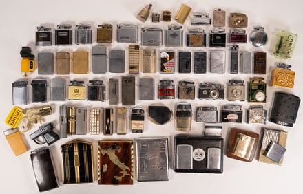 Large Lighter Collection Group Lot of More than 60 Zippo Ronson etc